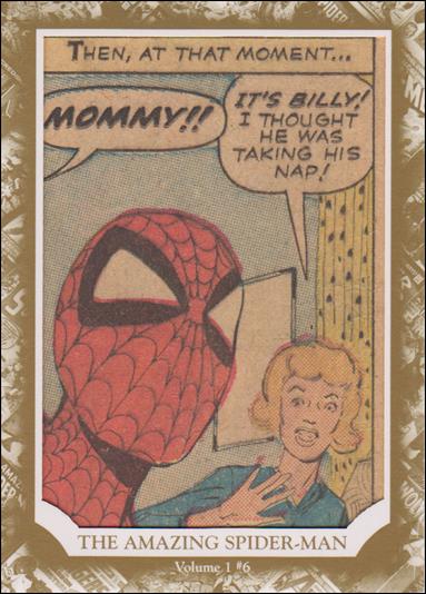 Marvel Beginnings: Series 1 (Ultimate Panel Focus Cut-Comic Subset) card UM-3 Amazing Spider-Man #6 1/61