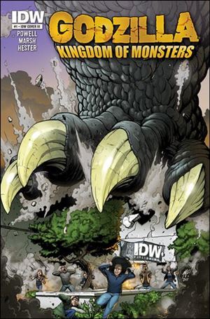 Godzilla: Kingdom of Monsters issue 1-PQ IDW Publishing III Cover 1/500
