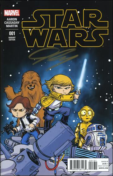 Star Wars (2015) issue 1-ZJ DF Young Baby Cover (Signed by J. Cassaday)