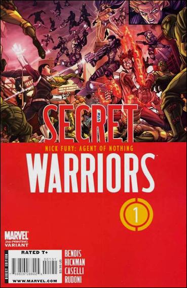 Secret Warriors (2009) issue 1-C Stefano Caselli Cover (2nd Printing)