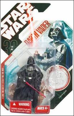 Star Wars: 30th Anniversary Collection 3 3/4" Action Figures (2007) figure 16 Darth Vader (Sith Lord) w/ Collector Coin