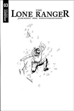 Lone Ranger (2018) issue 3-B 1:10 Black & White Cover
