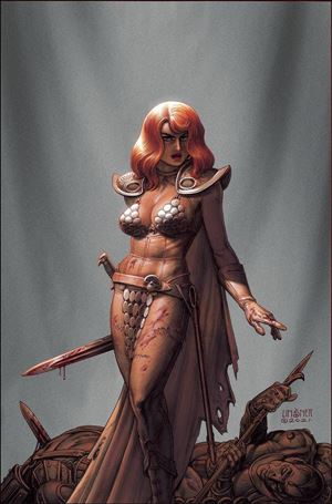 Red Sonja (2021) issue 8-Q Joseph Michael Linsner Virgin Cover