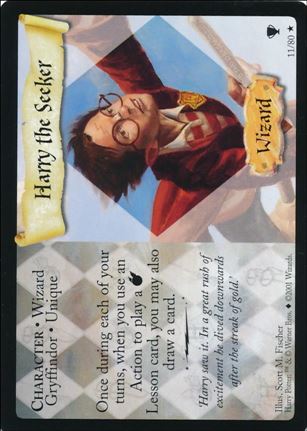 Harry Potter: Quidditch Cup (Base Set) card 11 Harry the Seeker