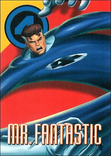 Marvel Vision (Base Set) card 55 Mr. Fantastic