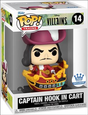 POP! Trains figure 14 Captain Hook in Cart Funko Shop Exclusive