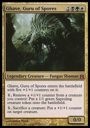 Magic the Gathering: Commander (Base Set) card 200 Ghave, Guru of Spores