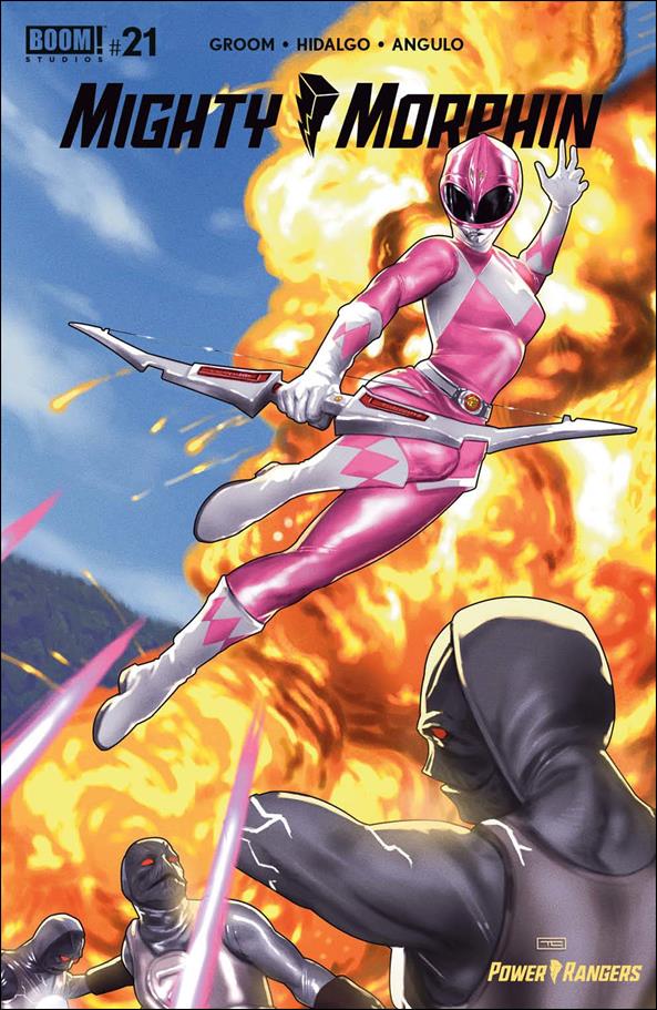 Mighty Morphin issue 21-F Taurin Clarke FOC Reveal Cover