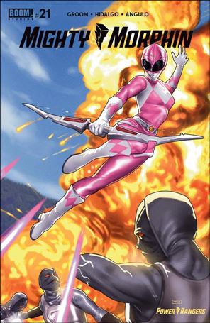 Mighty Morphin issue 21-F Taurin Clarke FOC Reveal Cover
