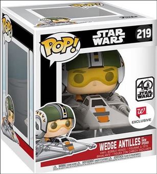 POP! Star Wars figure 219 Wedge Antilles with Snow Speeder Walgreens
