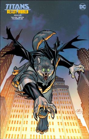 Titans: Beast World issue 3-D Clayton Henry Lenticular Cover
