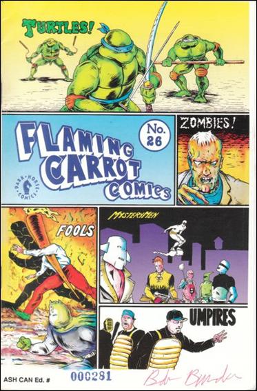 Flaming Carrot Comics (1984) issue 26-B Numbered Ashcan Edition (Signed by Bob Burden)