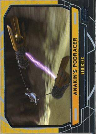 Star Wars Galactic Files (Base Set) card 243 Anakin's Podracer Vehicles