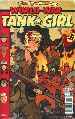 World War Tank Girl issue 2 Brett Parson Cover
