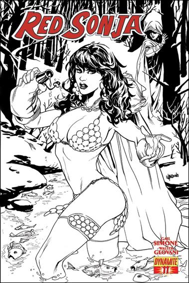 Red Sonja (2013) issue 11-E Emanuela Lupacchino 1:25 Black & White Cover