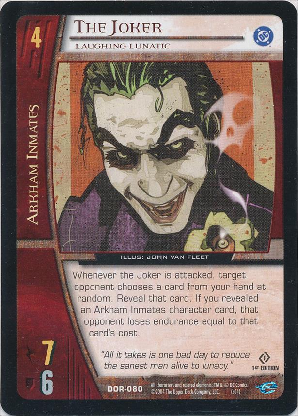 DC Origins: VS System (Base Set) card DOR-080 The Joker (Laughing Lunatic)