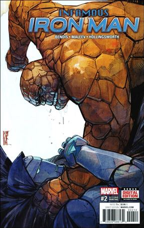 Infamous Iron Man issue 2-D Alex Maleev Cover (2nd Printing)