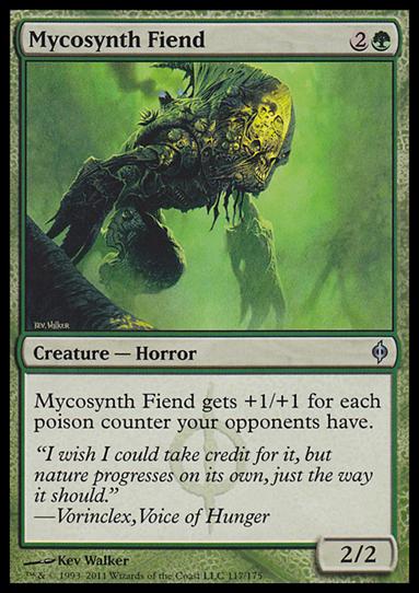 Magic the Gathering: New Phyrexia card 117 Mycosynth Fiend