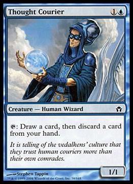 Magic the Gathering: Fifth Dawn (Base Set) card 38 Thought Courier