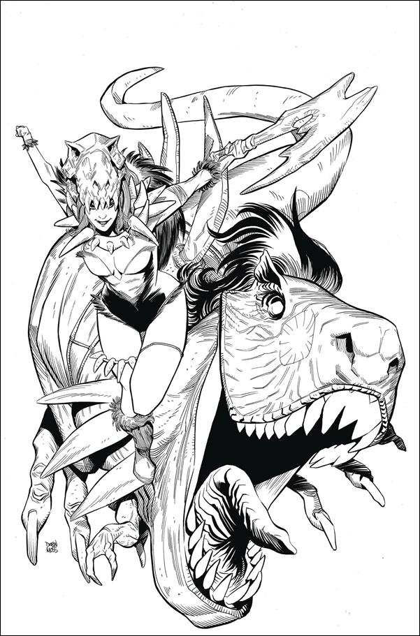 Sonjaversal issue 3-J Drew Moss Black & White Virgin Cover