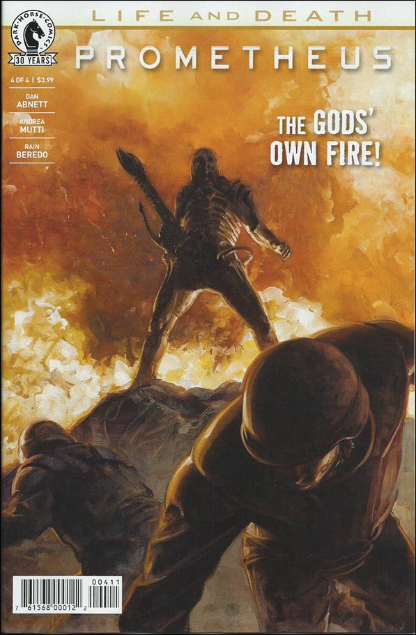 Prometheus: Life and Death issue 4 David Palumbo Cover