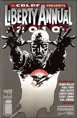 CBLDF Presents Liberty Annual issue 2010-D Charlie Adlard CBLDF Black & White Cover