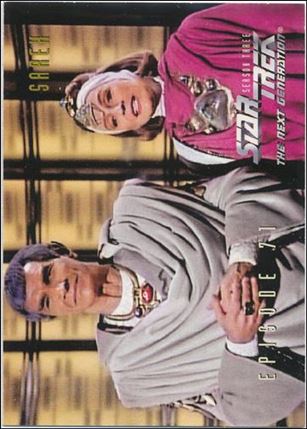 Star Trek: The Next Generation - The Episode Collection Season Three (Base Set) card 298 Sarek, Episode 71A