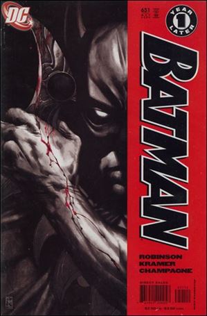 Batman (1940) issue 651-B Red Band Cover (2nd Printing)