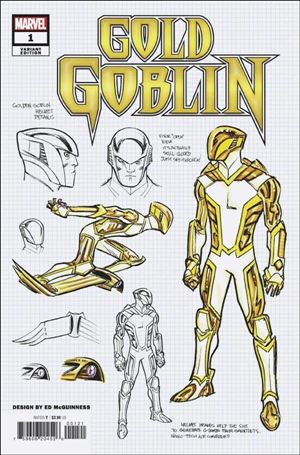 Gold Goblin issue 1-E Ed McGuinness 1:25 Design Cover