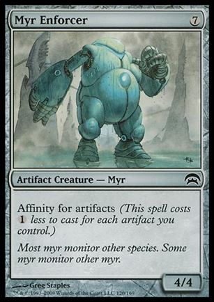 Magic the Gathering: Planechase (Base Set) card 120 Myr Enforcer