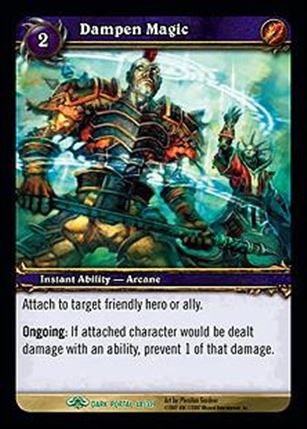 World of Warcraft: Through the Dark Portal (Base Set) card 48 Dampen Magic