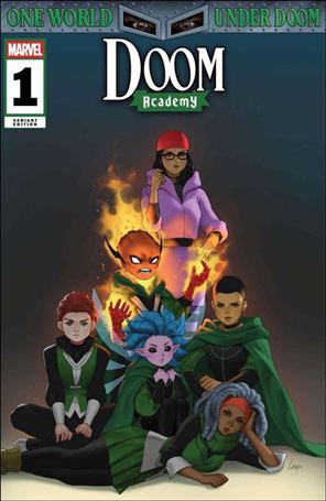 Doom Academy issue 1-G Retailer Exclusive Leirix Li Trade Dress Cover