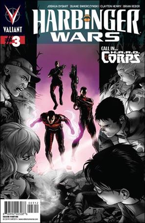 Harbinger Wars issue 3-E Patrick Zircher Gray Cover (2nd Printing)