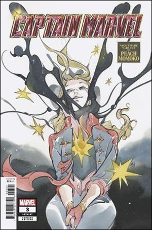 Captain Marvel (2023) issue 3-B Peach Momoko Nightmare Cover