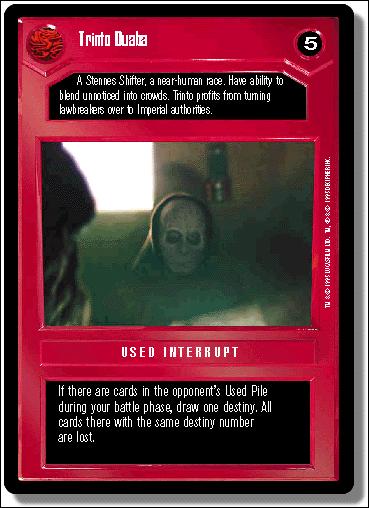 Star Wars: Premiere Limited (Base Set) card 117 Trinto Duaba