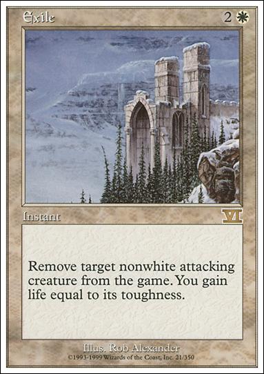Magic the Gathering: 6th Edition (Base Set) card 21 Exile