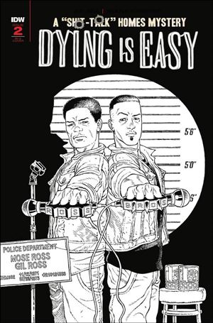 Dying is Easy issue 2-C Gabriel Rodriguez 1:10 Black and White Cover