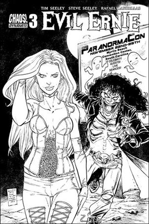 Evil Ernie (2014) issue 3-D Tim Seeley 1:10 Black & White Cover