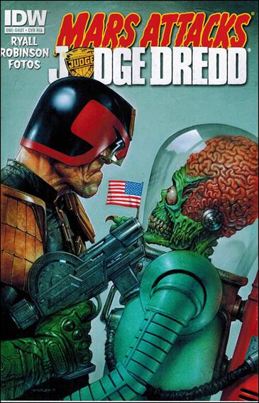 Mars Attacks Kiss issue One Shot-B Greg Staples "Judge Dredd" 1:10 Cover