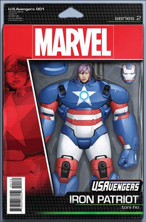 U.S.Avengers issue 1-D John Tyler Christopher Action Figure Cover