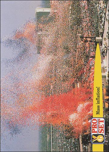Guinness World Records (Base Set) card 19 Mass inflation!