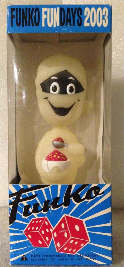 Wacky Wobblers (Advertising) item Nn25-B Yummy Mummy (Glow)
