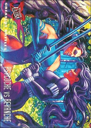 1995 Fleer Ultra X-Men (Base Set) card 136 Psylocke vs Revanche