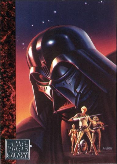 Star Wars Galaxy: Series 1 (Factory Base Set) card 59 An Evil Darth Vader