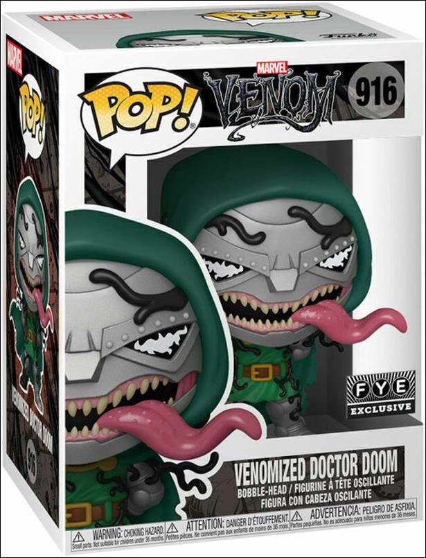 POP! Marvel figure 916 Venomized Doctor Doom FYE Exclusive