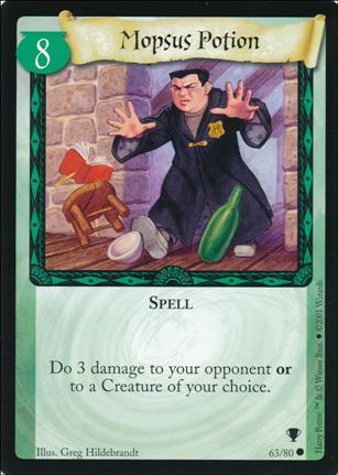 Harry Potter: Quidditch Cup (Base Set) card 63 Mopsus Potion