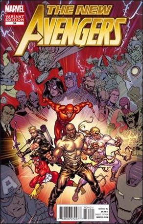 New Avengers (2010) issue 34-B Final Issue Cover