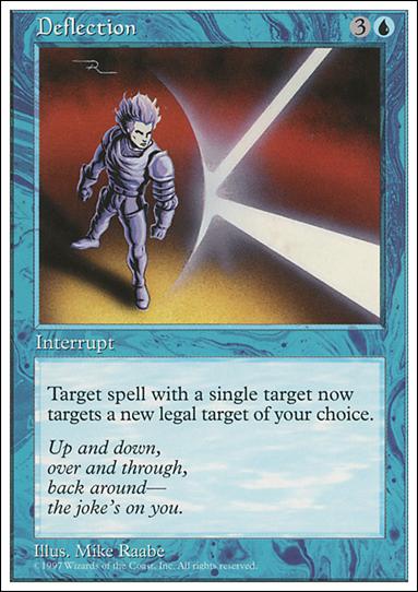 Magic the Gathering: 5th Edition (Base Set) card 81 Deflection
