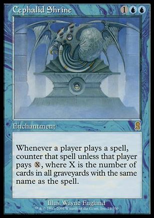 Magic the Gathering: Odyssey (Base Set) card 75 Cephalid Shrine