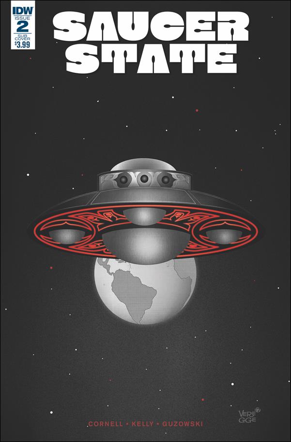 Saucer State issue 2-B Jeffrey Veregge Subscription Cover